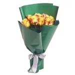 Букет из 11 желто-оранжевых роз (60 см)